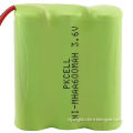 3.6V NiMH Battery Pack with 600mAh Capacity, No Memory Effect, Easy to OperateNew